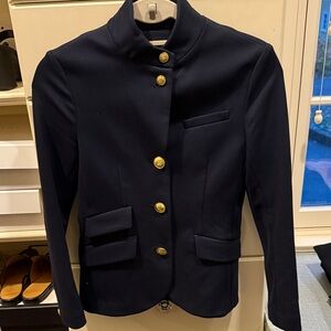 Rag & Bone Navy Blazer with Gold Buttons